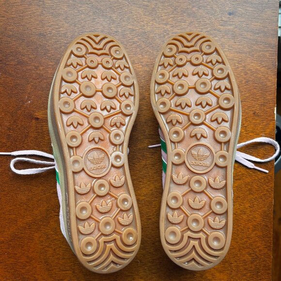 Adidas Originals Gazelle Bold in True Pink / Green / Cloud White - Picture 5 of 8